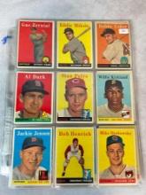 1958 Topps Baseball 50 Card Nice Lot EX-EXMT #112-218