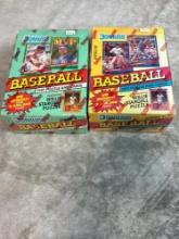 1991 Donruss Baseball Series 1 and 2 Unopened Boxes - Qty 2