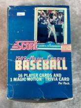 1989 Score Baseball Uopened Box