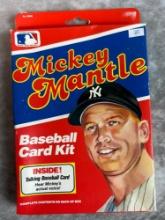 Mickey Mantle Baseball Card Kit With 20 Cards - Never Opened