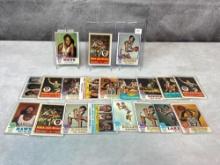 (20) 1973-74 Topps Basketball Cards with Hall of Famers