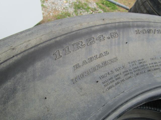 (7) Truck 11R24.5 Tires