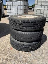 (3) Used 205/75R15 Tires and Rims