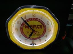 Mopar Parts and Accessories Neon Clock