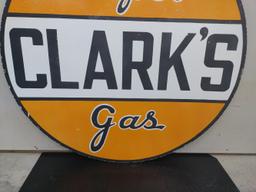 DSP 48" Clark's Gas Sign