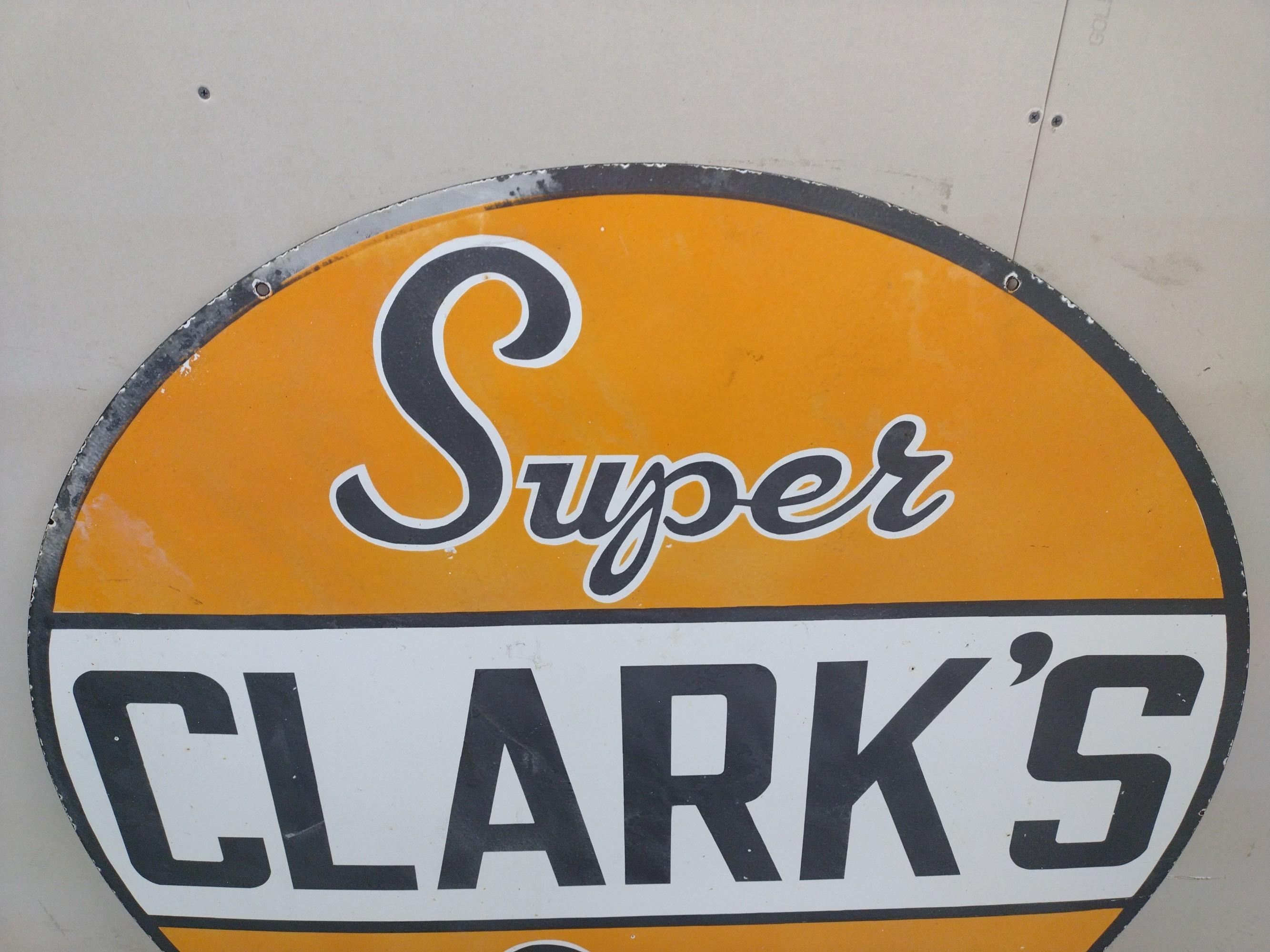 DSP 48" Clark's Gas Sign