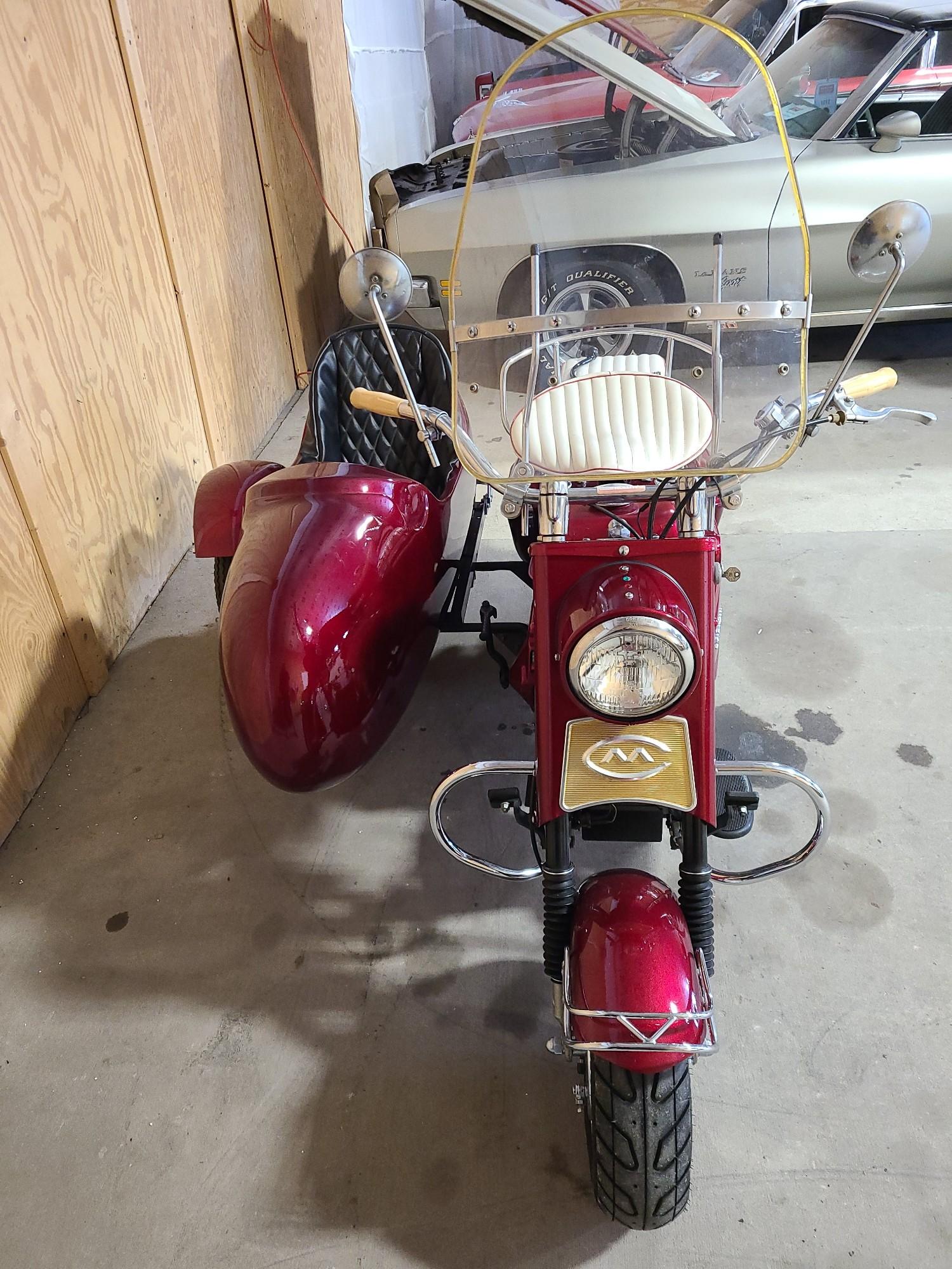 1963 Cushman Scooter With Sidecar