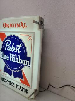 Pabst Blue Ribbon Lighted Sign