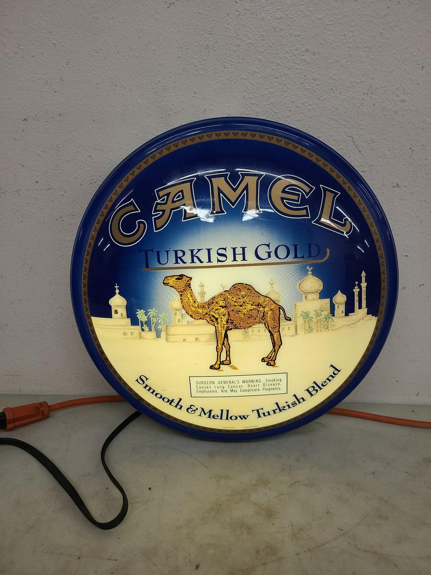 Camel Cigarettes Lighted Sign