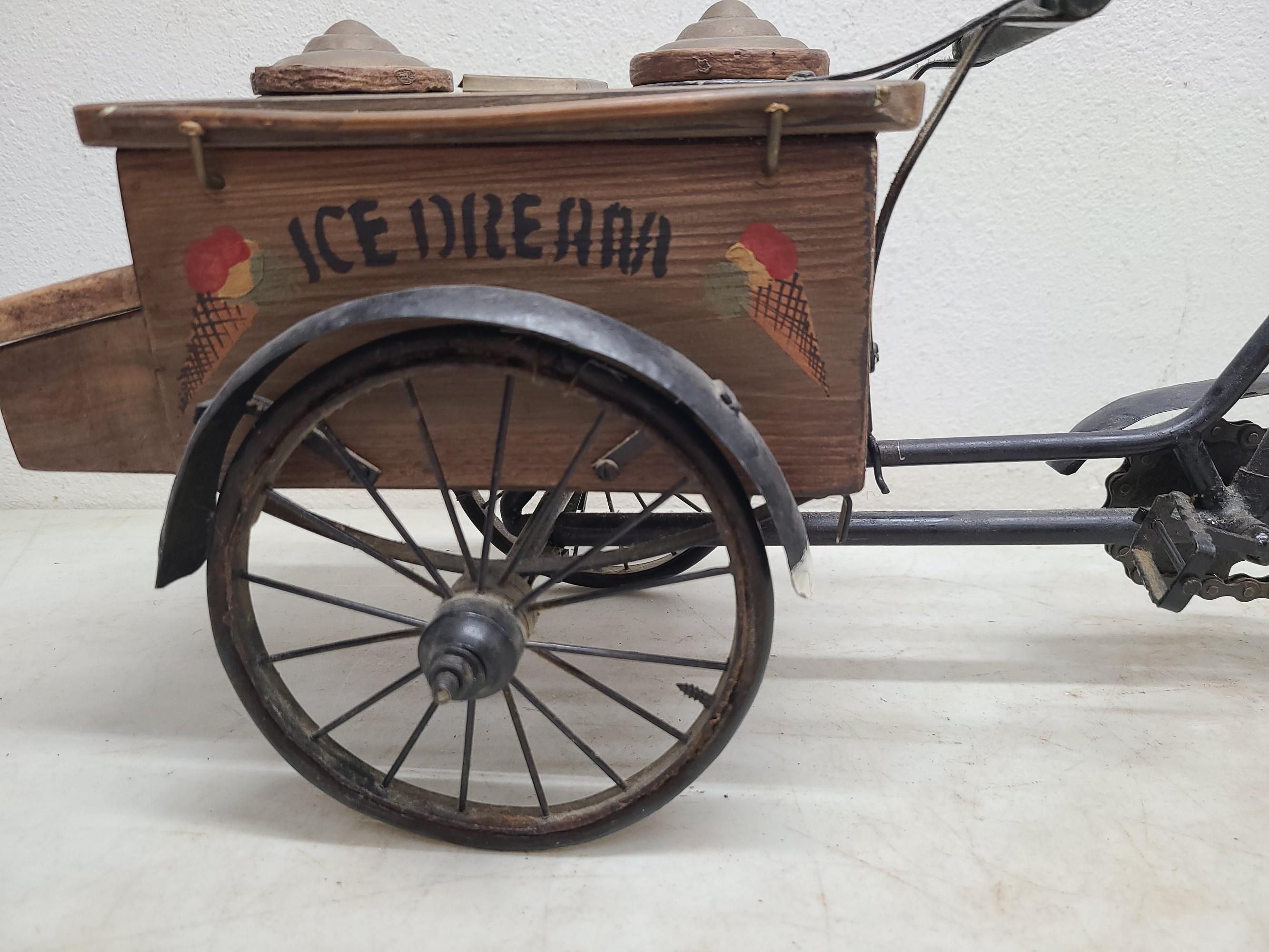 Folk Art Tricycle Ice Cream Delivery