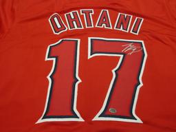 Shohei Ohtani of the LA Angels signed autographed baseball jersey PAAS LOA 120