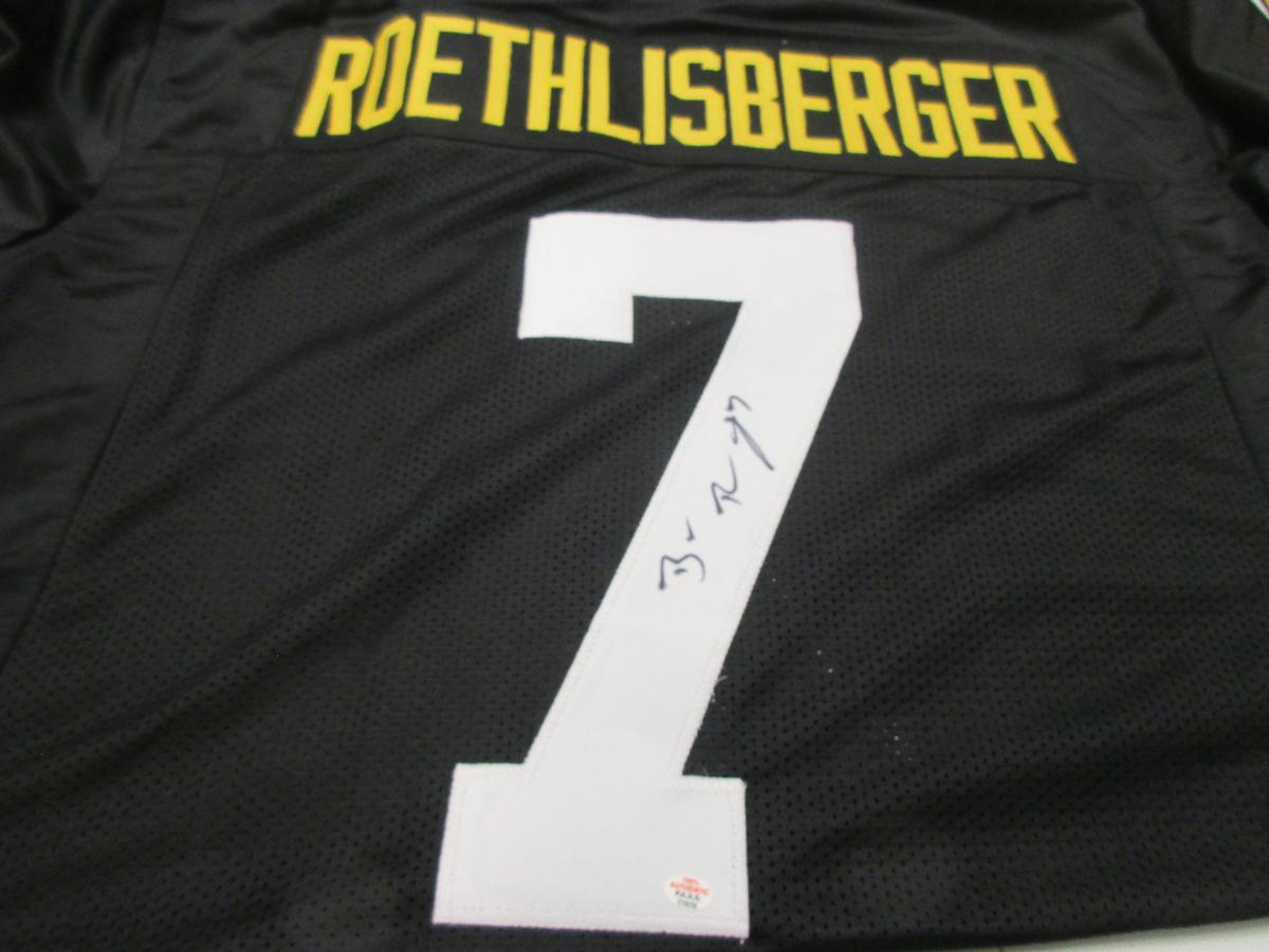 Ben Roethlisberger of the Pittsburgh Steelers signed autographed football jersey PAAS COA 570