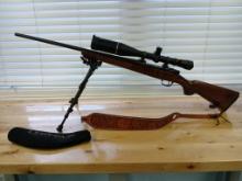 CZ 550 American 270 Cal Long Range Rifle Complete with Stand & LEUPOLD VX-111 Long Range Site - Come