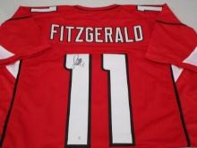 Larry Fitzgerald of the Arizona Cardinals signed autographed football jersey PAAS COA 202