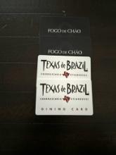 $200 Total Value - Dinner Date Night - Texas De Brazil & Fogo De Chao