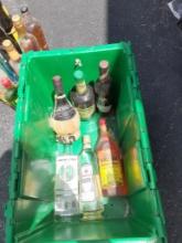 Various Liquor bottles - full - rum and more