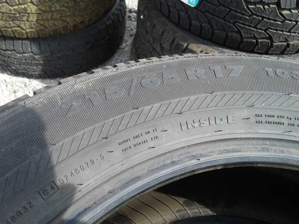 Lot of (4) Unused Nokian 215/65R17 Tires