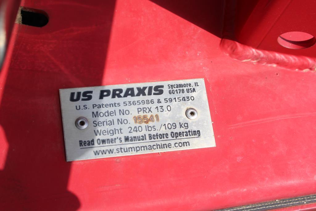 US Praxis PRX130.0 Walk Behind Stump Grinder