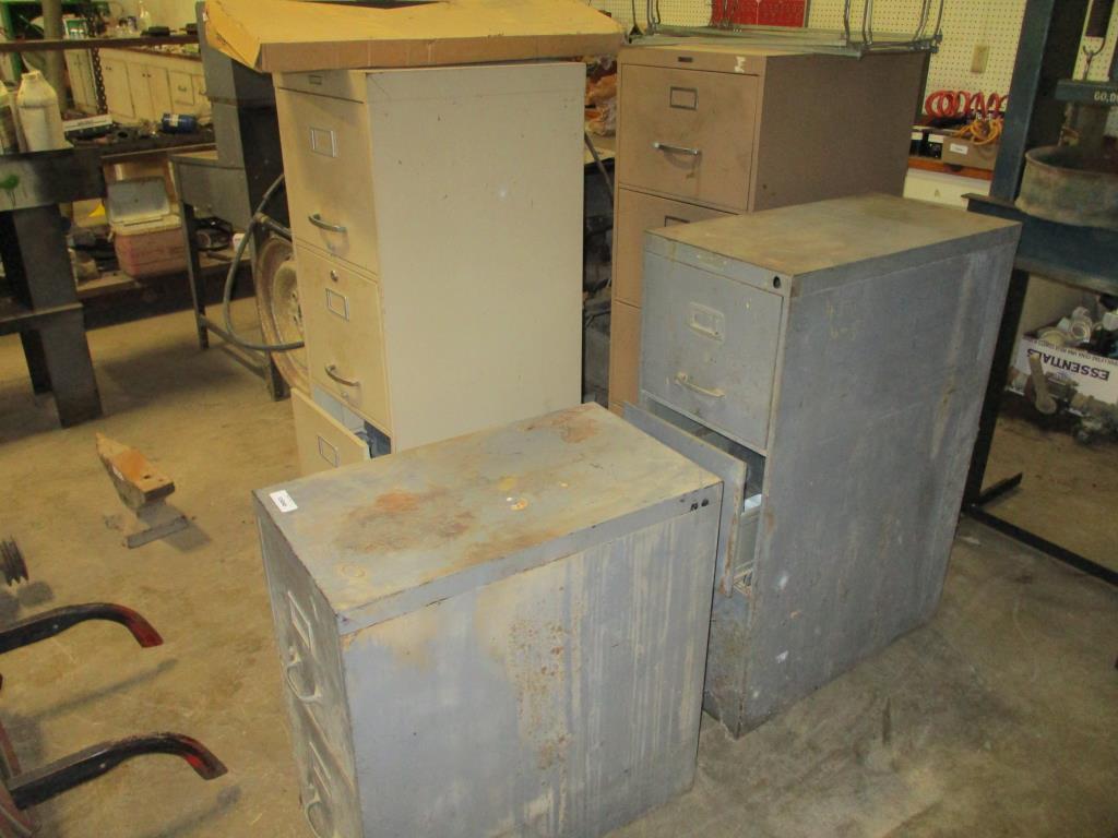 Lot of (4) Filling Cabinets