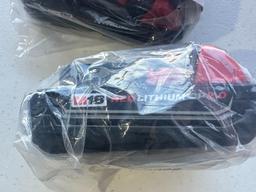 (2) Milwaukee M18 Red Lithium CP2.0 Battery Pack