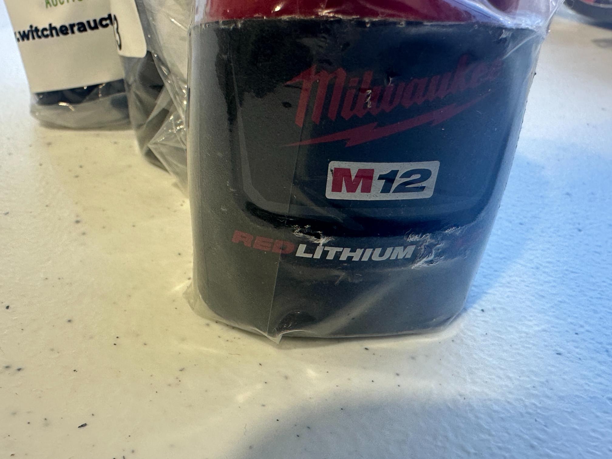 (3) Milwaukee  M12 Red Lithium CP 1.5 Battery Pack