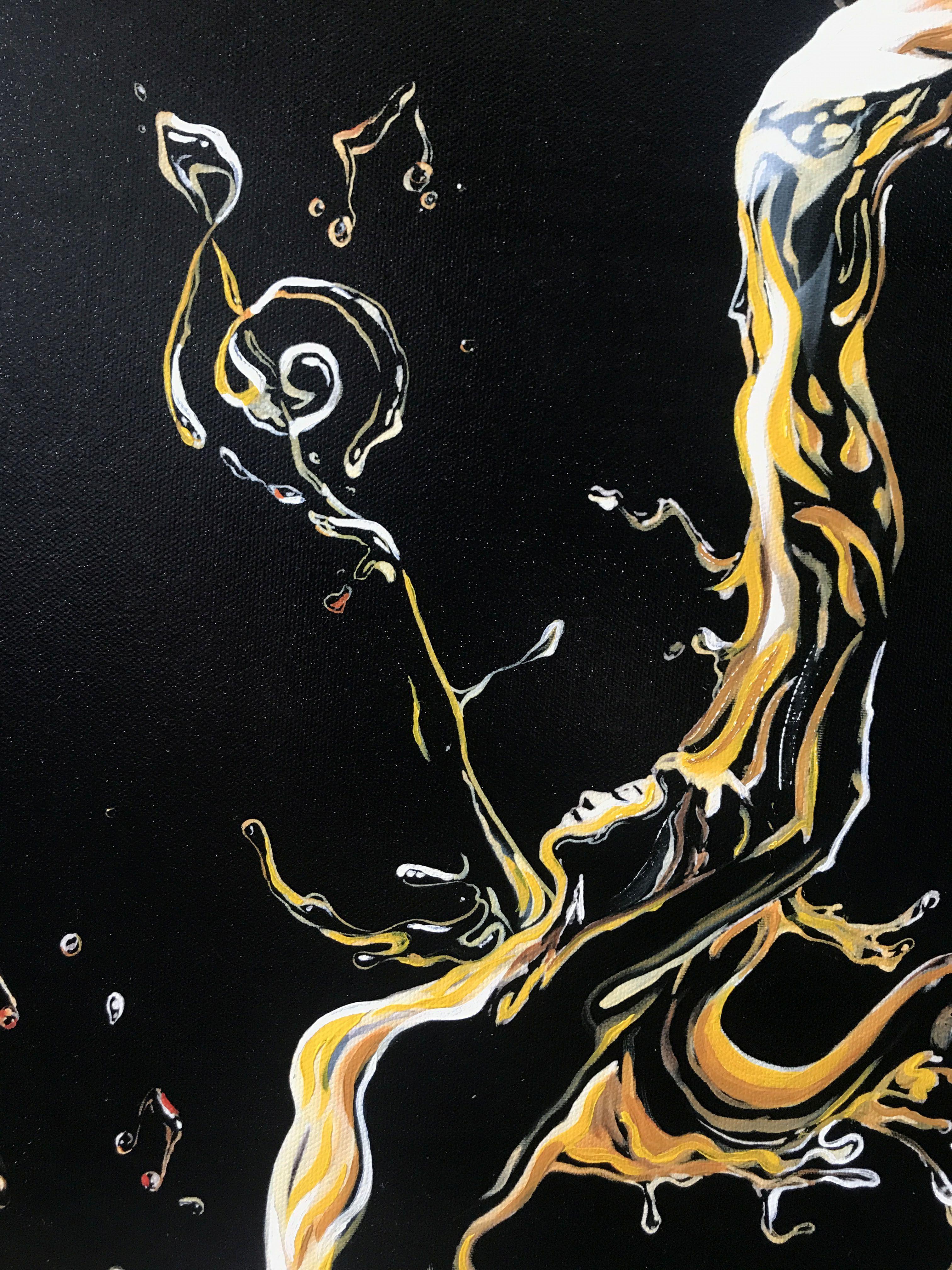 Michael Godard Enhanced Giclee on Canvas "Dancing on the Pallette" EA 117/150