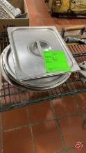 Stainless Steel 1/2 Size Lids & Round Lids