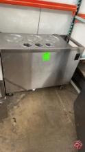 Stainless Steel Dipping Cabinet W/ Casters