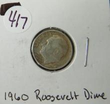 1960- Roosevelt Dime