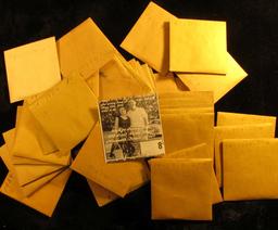 (10) 1958 D Cents, BU & (28) 1959 Cents, BU. All stored in manilla envelopes.