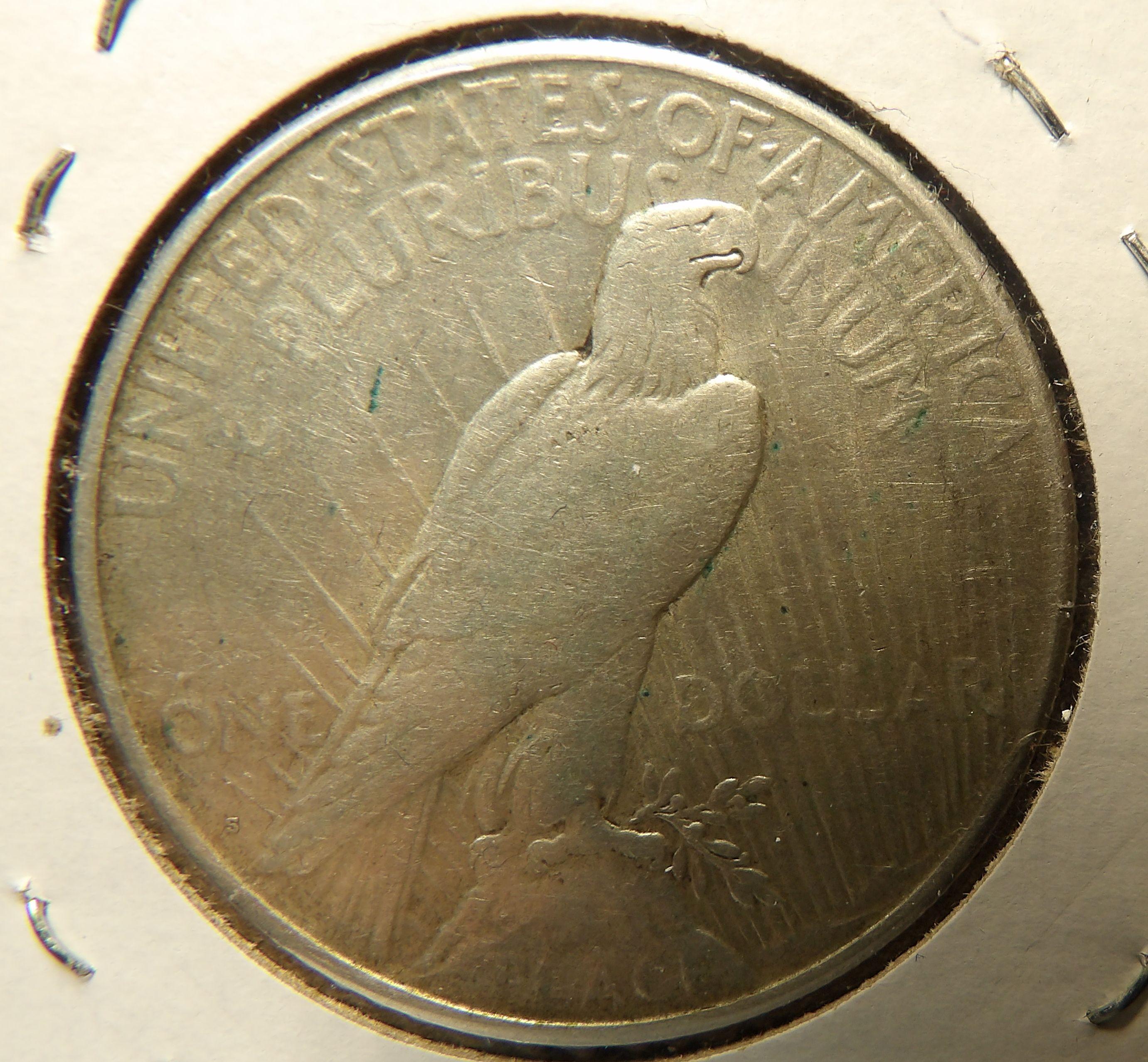 1922 S Peace Dollar - VF/F