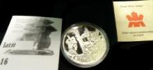 1952 2002 Queen Elizabeth Canada Sterling Silver Proof Dollar in original box of issue, encapsulated