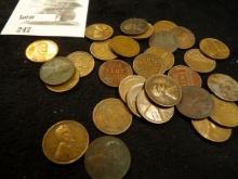 Selection of Wheat Cents.