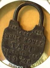 The Look to the White House Taft Holds the Key 1908 Shaped as a Padlock.