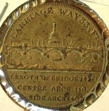 1831 London Bridge Bronze Medal.