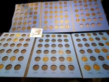 Partial Lincoln Cent Sets 1909-41 & 1941-74, 81-Coins. Inc, 1909, 1911D, 1916S,  & 1933.