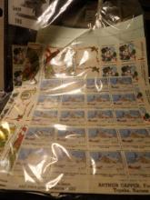 Pack of 6 Full Sheets of Christmas Seals, and etc.
