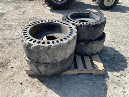 12-16.5 Solid Skid Steer Tires