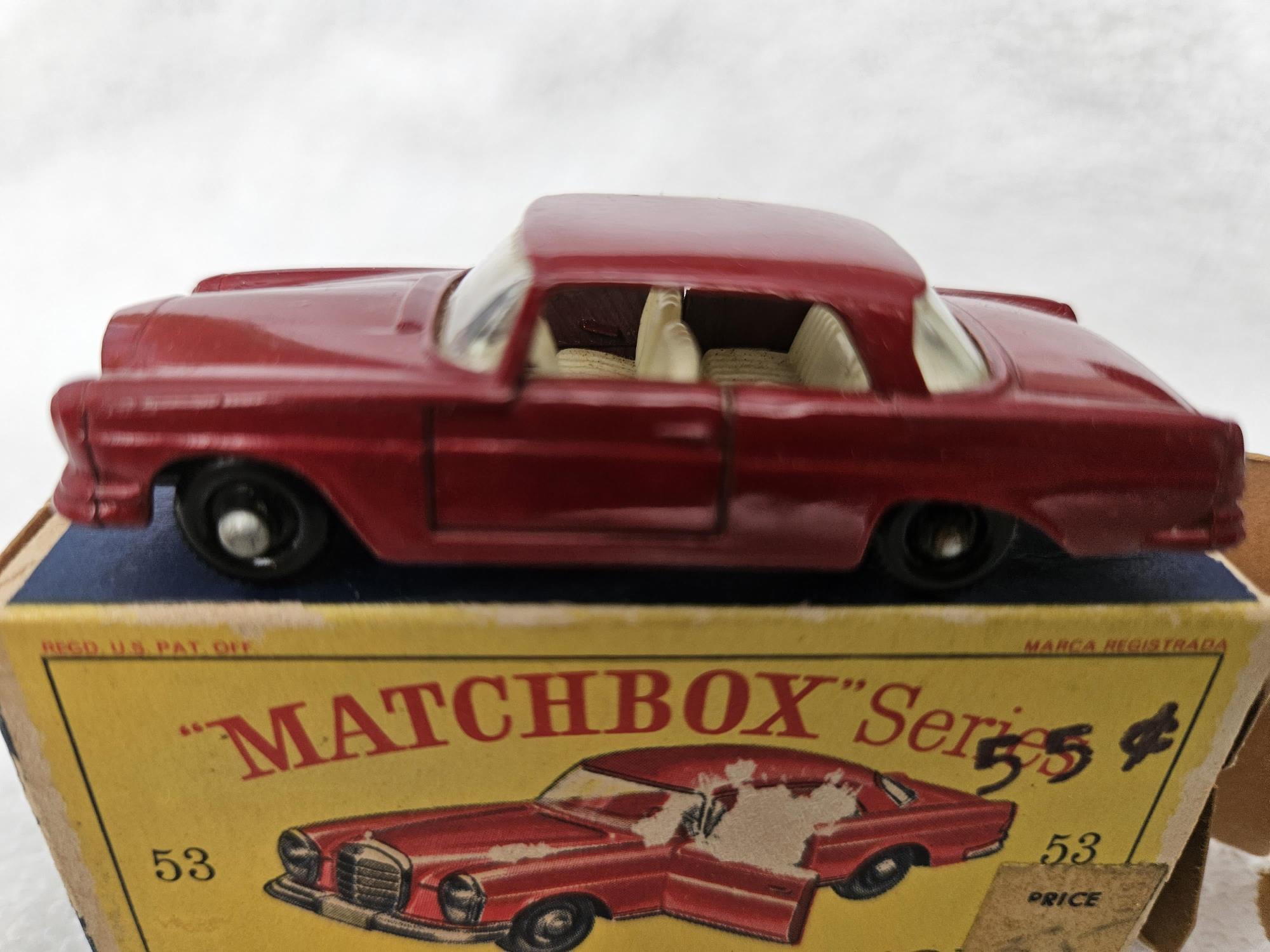 MATCHBOX #53 MERCEDES  COUPE  RED