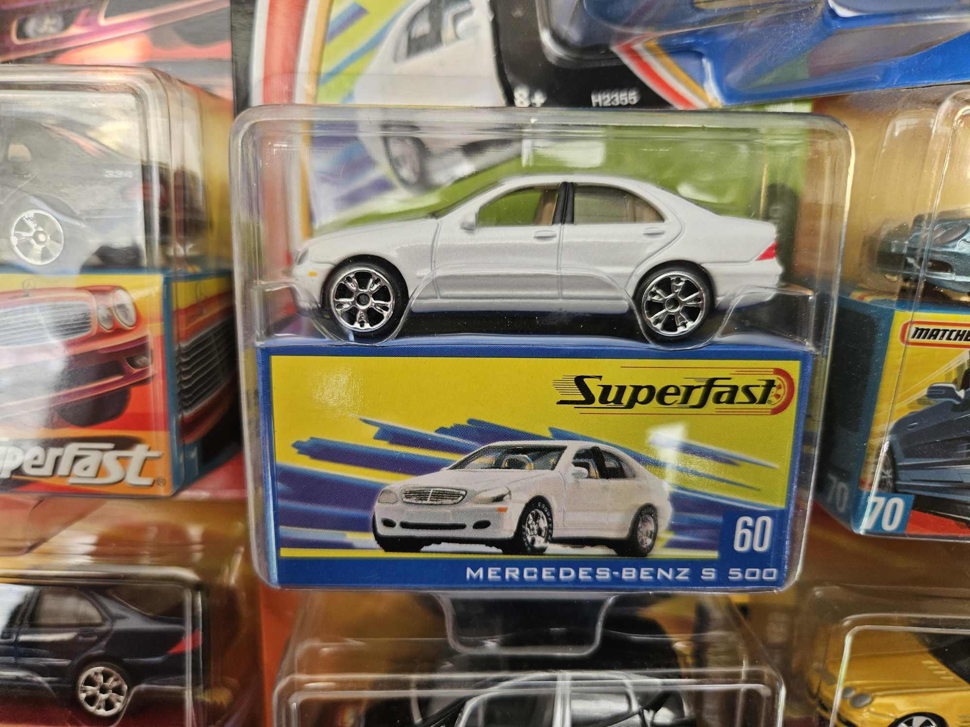 9 MATCHBOX SUPERFAST IN BLISTERPACKS WITH BOX
