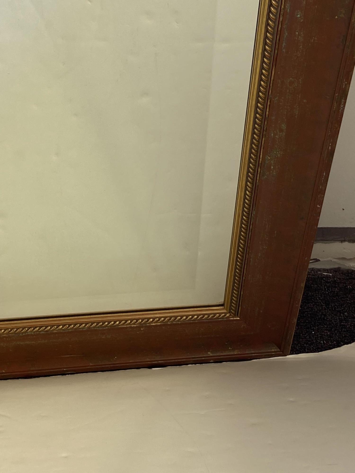 MIRROR WITH PAINTED FRAME