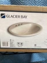 Glacier Bay Drop-in Sink in Bone Color