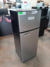 Frigidaire 7.5 cu. ft. Mini Refrigerator with Top Freezer*COLD*PREVIOUSLY INSTALLED*BROKEN HANDLE*