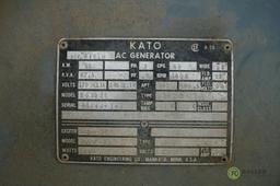 Kato Skid Mounted Generator, 50KW, 6-Cylinder Gas or Natural Gas Engine, 3-Phase