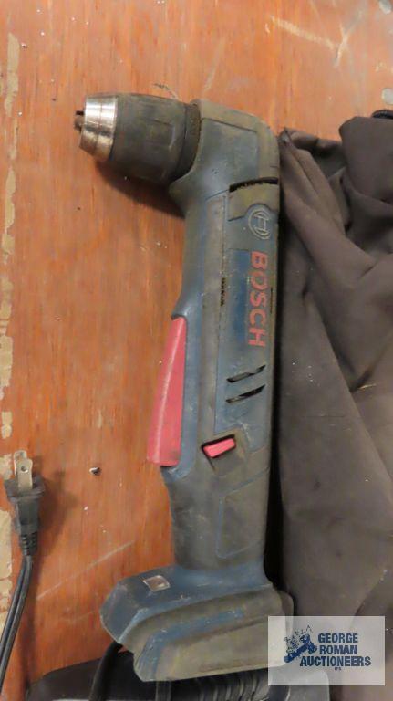Bosch 90 degree...angle drill with charger and soft case. Tool only. No battery included.
