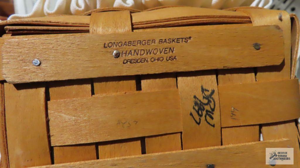 Longaberger 1996 and (2) 1997 small baskets