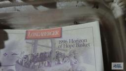 Longaberger 1996 and (2) 1997 small baskets
