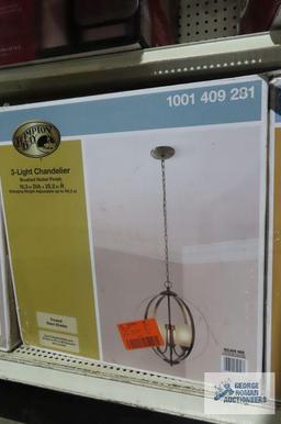 Hampton Bay 3-light chandelier