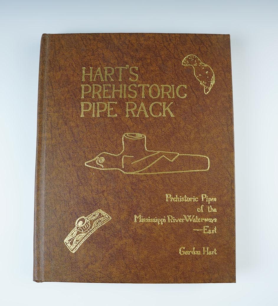 Hardcover Book: "Hart's Prehistoric Pipe Rack" by Gordon Hart, 1978. In excellent condition.