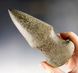 5” Keokuk Axe made from Granite, found in the Illinois area. Comes with a Dickey COA.